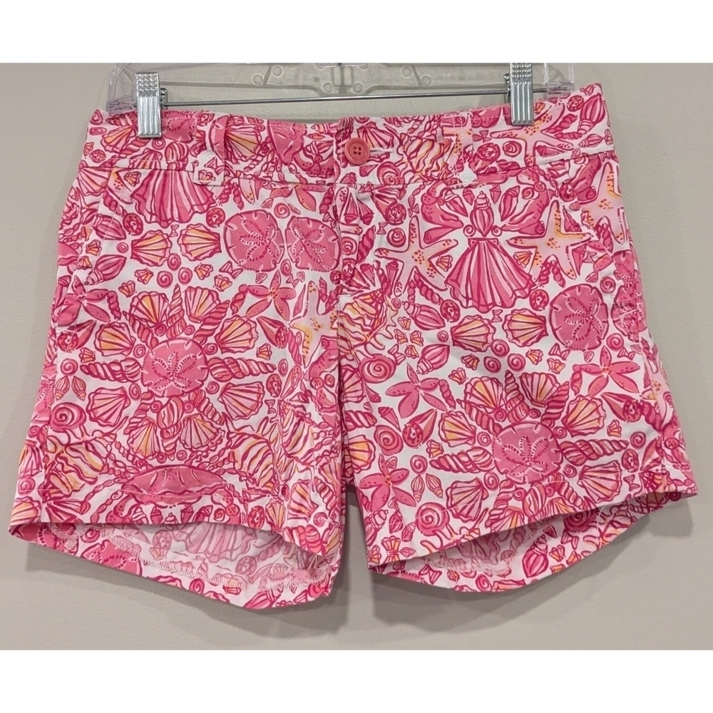 Lilly Pulitzer Callahan Shorts In Seashells Print Size 2